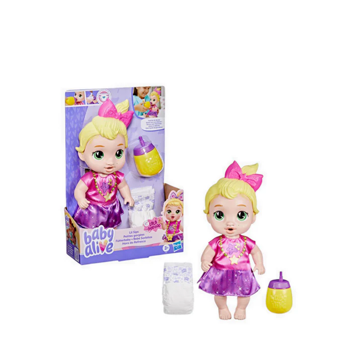 0888-BYAG1447-1 Baby Alive Lil Sips LaLa GooGoo