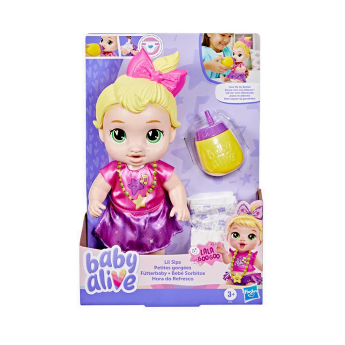 0888-BYAG1447-2 Baby Alive Lil Sips LaLa GooGoo