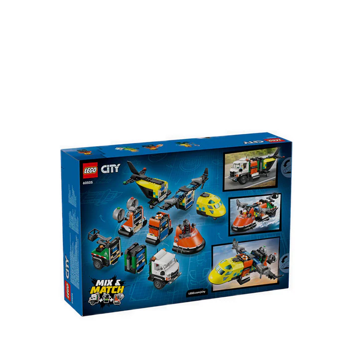 LEGO® City Great Vehicles Airplane, Service Truck & Hovercraft Remix