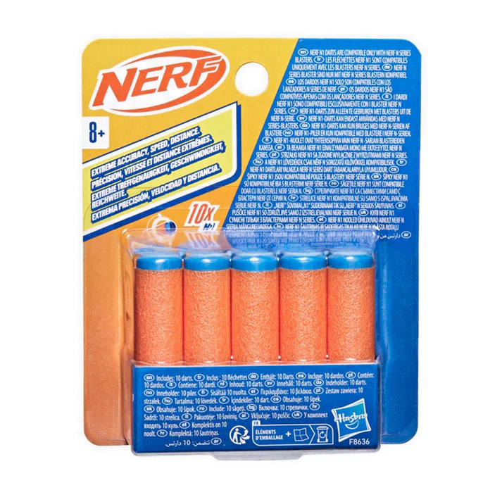 0888-NRRF8636-2 Nerf N Series N1 Darts 10x