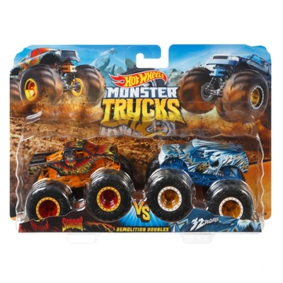 10218525_1 Hot Wheels Set 2 Pcs Monster Truck Demolition Random