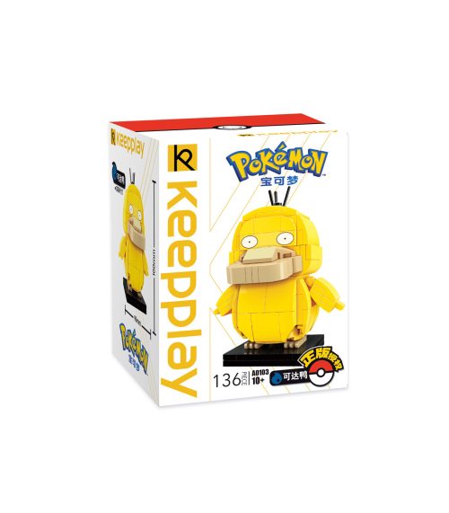 Keeppley Pokemon A0103 Psyduck Qman Building Blocks Toy Set